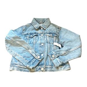 Kids gap blue jean jacket large